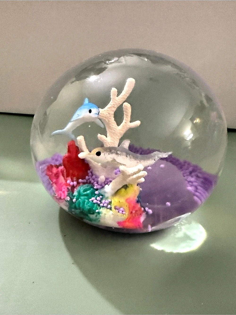 ORB Squishy Sphere Purple Floating Scene Toy